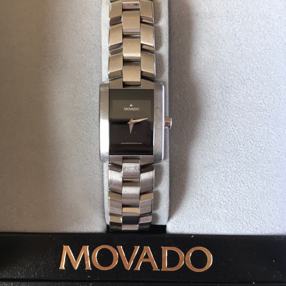 Movado Eliro watch, black